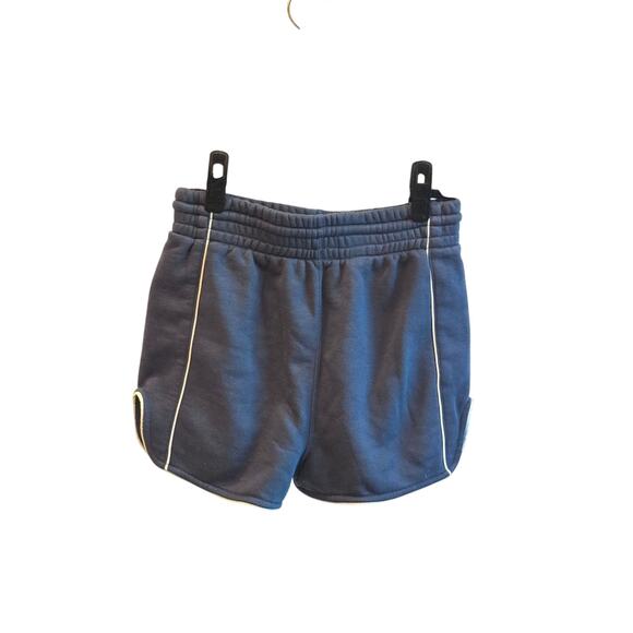 $120 Free People Movement 2 Pc Shorts Sweater Set Navy Blue/White S NWT - Picture 6 of 6